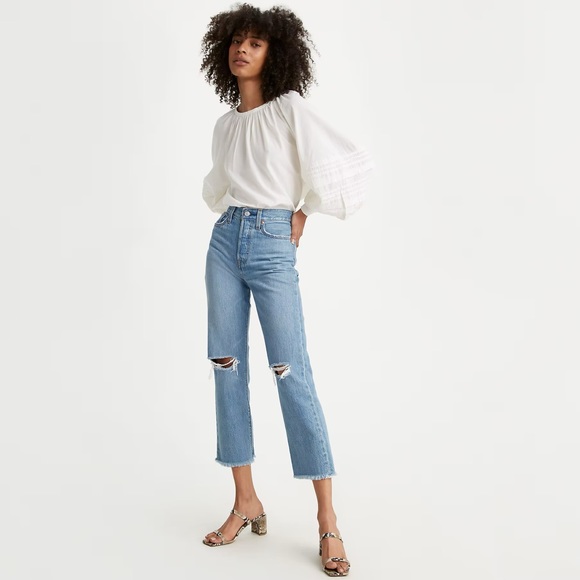 Levi’s Wedgie Straight Jeans size 24 - Picture 2 of 11